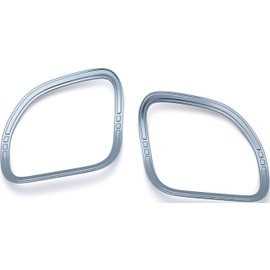 Kuryakyn 7385 Motorcycle Accent Accessory: Tri-Line Speaker Accents for 2015-19 Harley-Davidson Road Glide Motorcycles, Chrome, 1 Pair