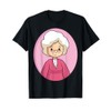 Cute Cartoon Grandma Character Illustration For Kids T-Shirt