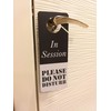 Do Not Disturb Sign -In Session, Door Hanger 2 Pack,