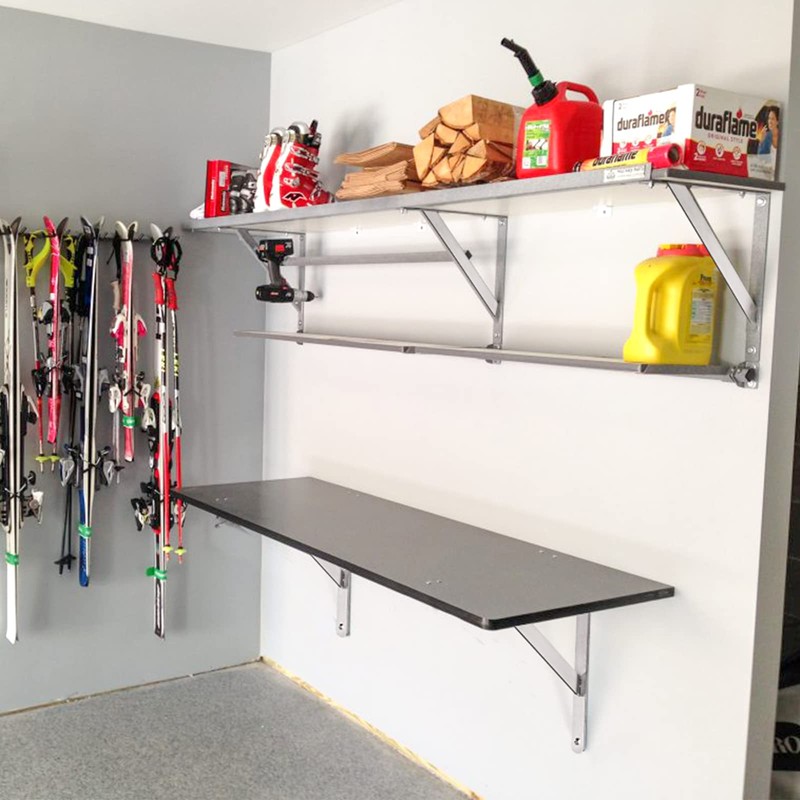 YUMORE Shelf Bracket 20", Max Load: 550lb, Heavy Duty Stainless