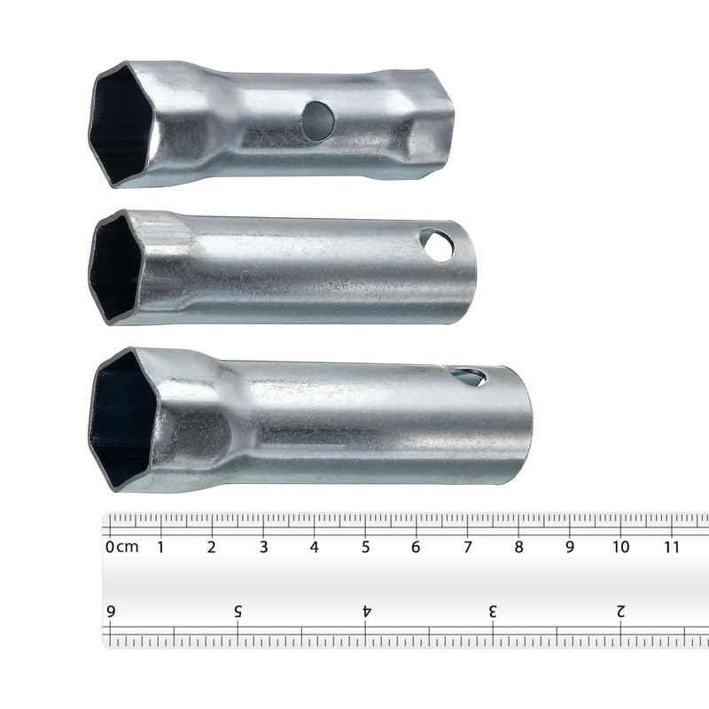sourcing map 3 Pcs Dual-Ended Wrench Socket Spark Plug Spanner