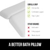 Gorilla Grip Bath Pillow for Tub, Comfortable Bathtub Pillows for
