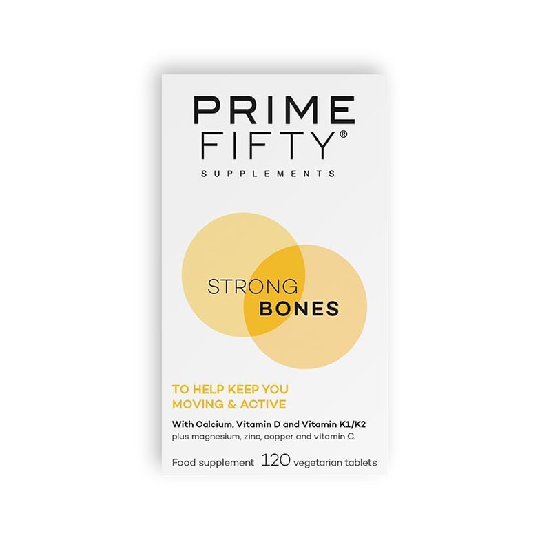 Strong Bones Supplements – 120 Multivitamin Tablets with Calcium, Magnesium,