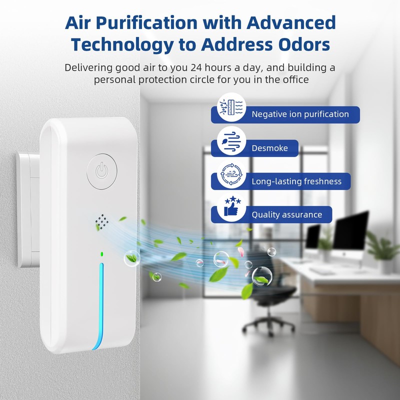 Plug In Ionizer Air Purifier:4 Pack Air Ionizer for Home