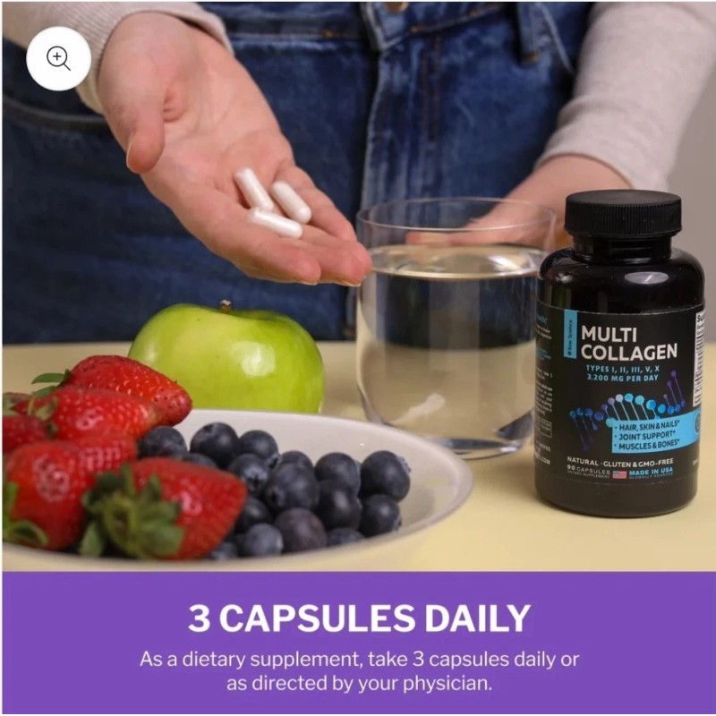 Raw Science Multi Collagen Complex - Types I, II, III,