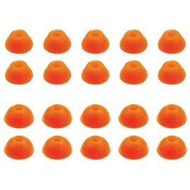 RACOFSB 5 Sets Pro Fingerboard Bushings 75A 80A Good Rebound Urethane Material for Professional Fingerboard Trucks (75A Orange)