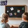 GENE4GLORY DIY Magnetic Whiteboard 12 Set for Refrigerator, Wall, and