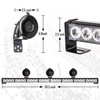 Emergency Light Bar 36 Inch 16 Flash Modes 32 Led
