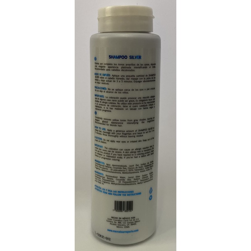 MARCEL CARRE SHAMPOO SILVER 300ml