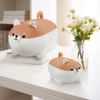 AFAN 11.8” Kawaii Shiba Inu Dog Plush Pillow Corgi Stuffed