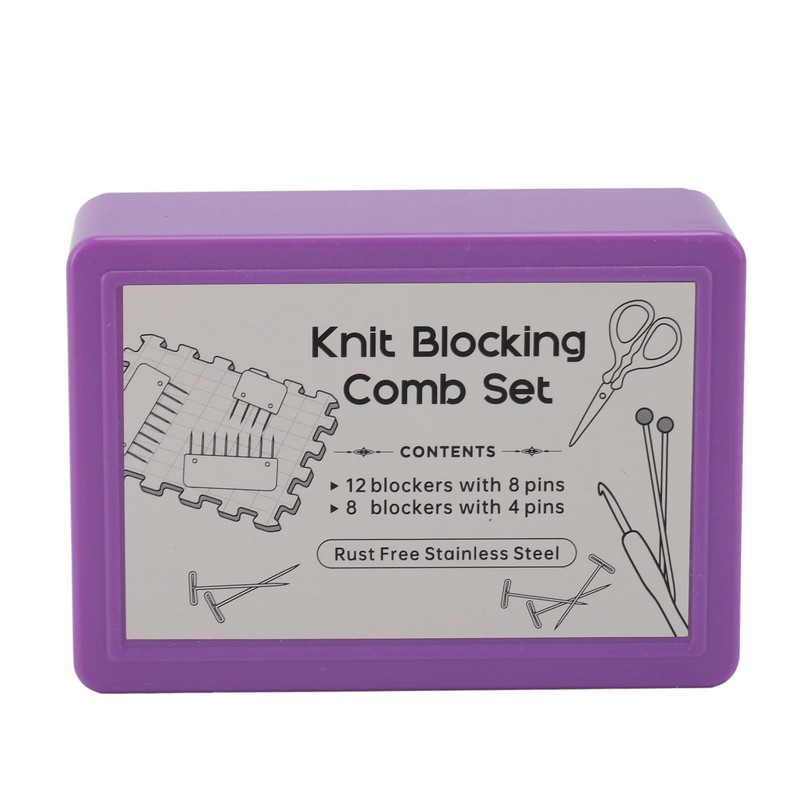 20Pcs Knit Blockers Pins Kit 4pin and 8pin Knit Blocking