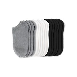 HUE Women's No Show Sport Socks, 8 Pair Pack, Classic, One Size