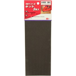 SK11 Electric Sander Net, 3 Pieces, 3.7 x 9.1 inches (93 x 230 mm), A#600