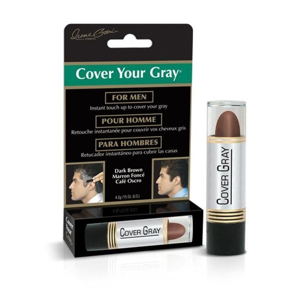 Cover Your Gray [72 Hour Chance] Touch Up Stick Men&#39;s Dark Brown 4.2g Gray Cover Lipstick Type