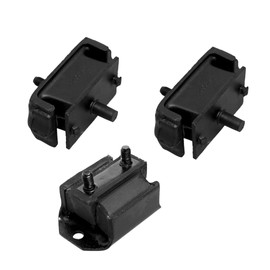 Auto Buffy Engine Motor & Transmission Mount Set 3PCS, Fits for 1986-1993 Mazda B2000/ B2200 2.0L / 2.2L Perfect Replacement for 8094 A6424 8058 A6425 - Enhance Performance & Stability