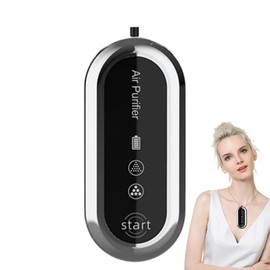Wearable Air Purifier | Portable Tiny Air Ionizer Necklace | Wearable Ionizer Eliminates Pollen, Particle, Dust for Outdoor, Travel