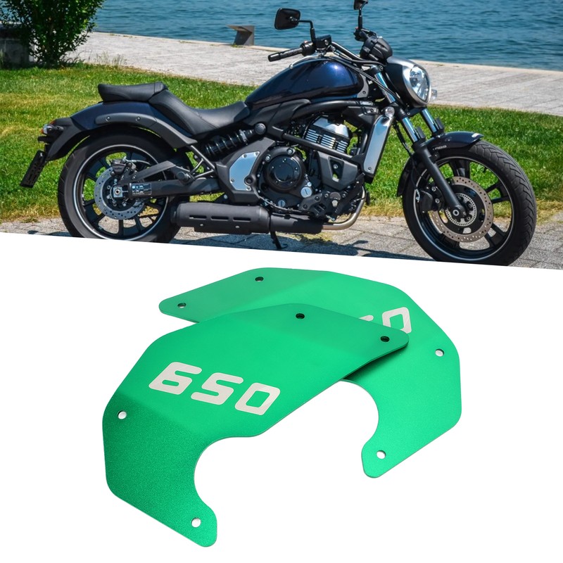 2Pcs Motorcycle Side Cover Frame Panel Plate Replacement for Kawasaki