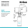 KRAUS Kitchen Soap and Lotion Dispenser in Spot Free Stainless