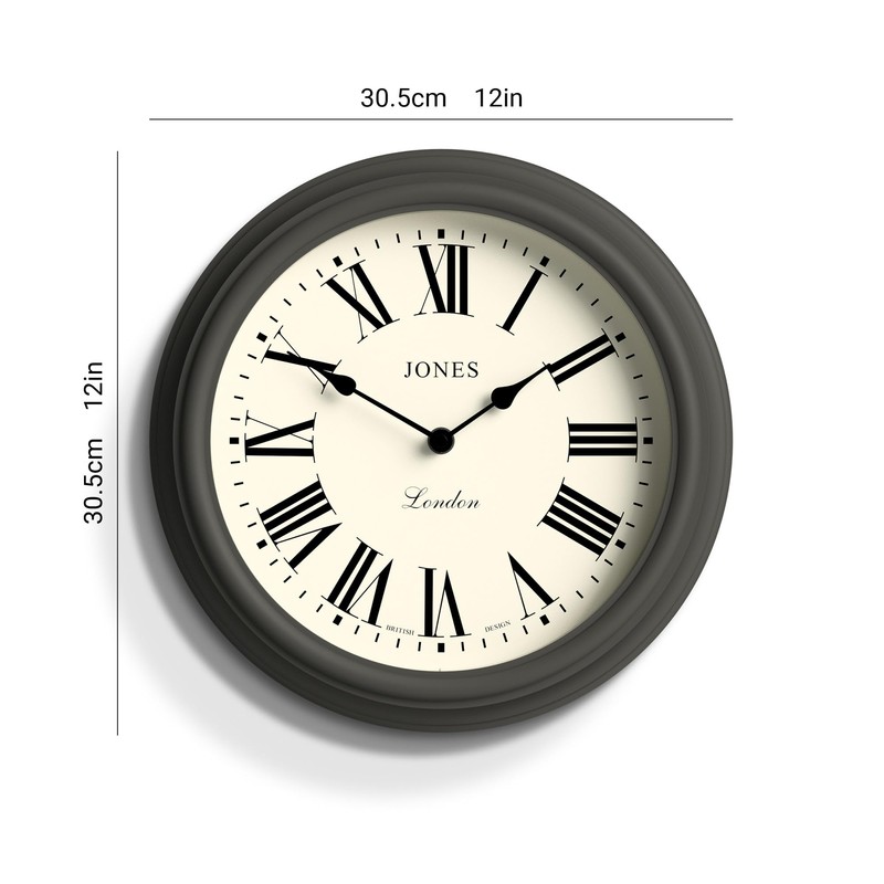 Jones Clocks® Venetian Wall Clock - Round Wall Clock -
