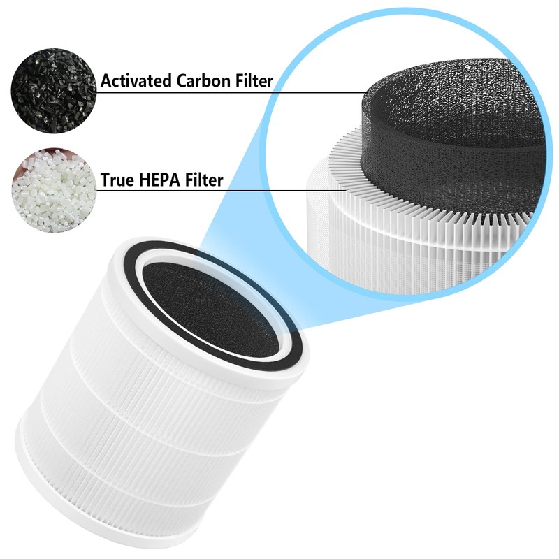 FITNATE True HEPA Filter Replacement Compatible with FITNATE HS0367 Air