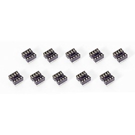 10Stück 8-Pin DIL DIP IC Mikrochip Sockel socket für Arduino Prototyping Attiny