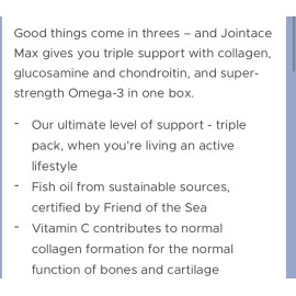 Vitabiotics Jointace MAX Joints Men Women Multivitamins Mineral 0mega-3 Collagen