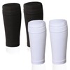Fidqiog 2 Pairs Soccer Shin Guards Calf Sleeves, Elastic Breathable