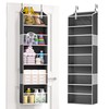 ULG Clear Over The Door PVC Organizer with 4 Pockets