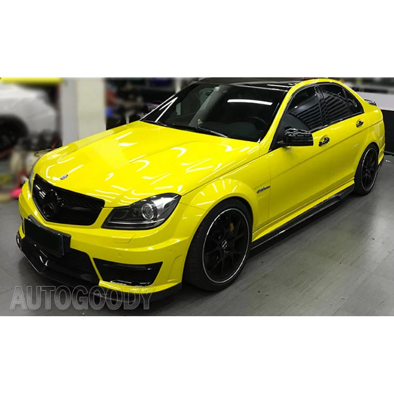 AUTOGOODY 120" x 60" Super Gloss Yellow Vinyl Film Wrap