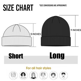 TZ Promise Unisex Short/Long Beanie for Men and Women Knit Winter Cuffed Skullcap Fishman Hat (US, Alpha, One Size, Neon Pink(Long Style))