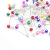 Hocansen 100 Pcs Straight Pins Sewing Pearl Pins for Bouquets
