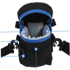 COHEALI 1Pc Shockproof Camera Lens Bag Pouch for DSLR Belt Lightweight and Portable Protective Case for Photography Enthusiasts