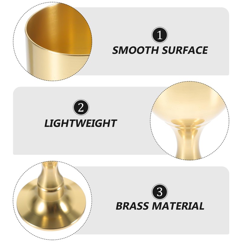 PRETYZOOM Big Gold Altar Chalice Communion Cups Golden Goblet for