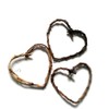 Heart Wreath Rustic Style for Vine Decor Weddings, Baby Shower,
