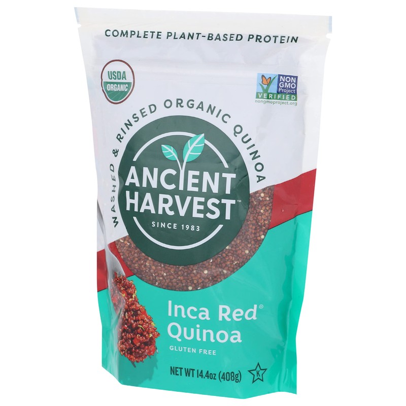 Ancient Harvest, Gluten Free Organic Quinoa, Inca Red, 12 Oz