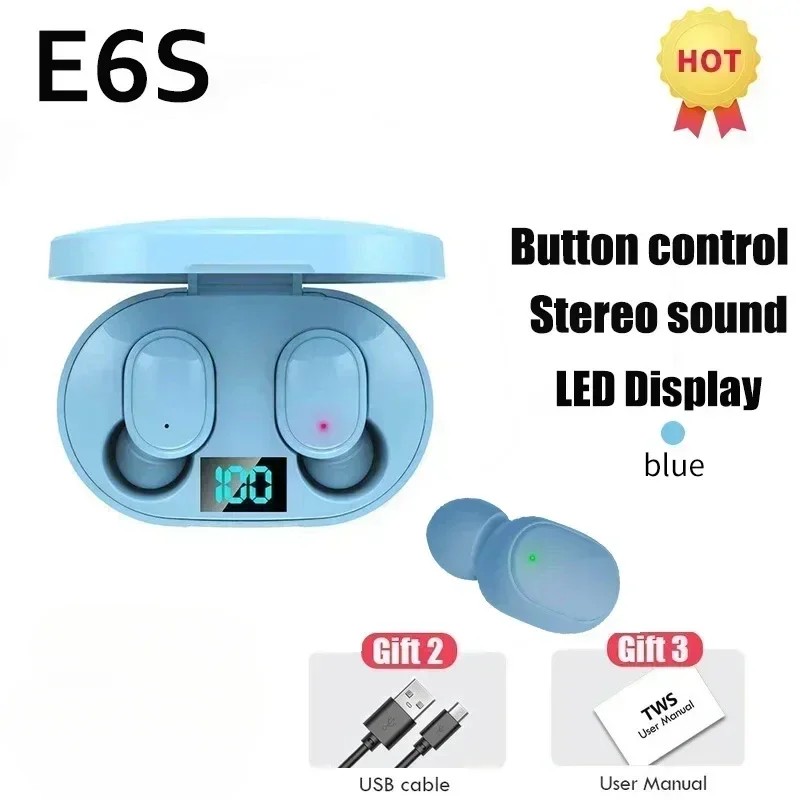 Wireless Bluetooth Earbuds for Calls & Music – TWS Earphones