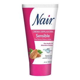 Crema Depilatoria Piel Sensible 150ml Nair Aceite Almendra
