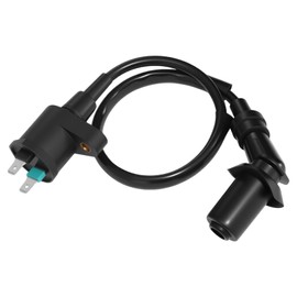 Motorrad-Zündspule, GY6 Zündspule Ersatz, Zündkerzenstecker, Ignition Coil für GY6 50CC 125CC 150CC Scooter ATV Roller Motorrad Motor Dirt Bike (Schwarz)