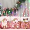 AIXXCUVQ Gift Bag Sturdy Flannel Fabric Christmas Decoration Bag Friendly