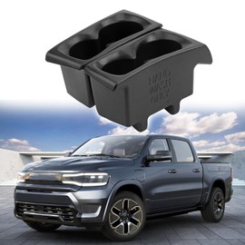 Fitede Car Door Cup Holder Insert Compatible with 2019-2024 Dodge Ram 1500 Right & Left Side Foam Door Trim Cup Holder Replaces# 5YK46TX7AC 5YK47TX7AC