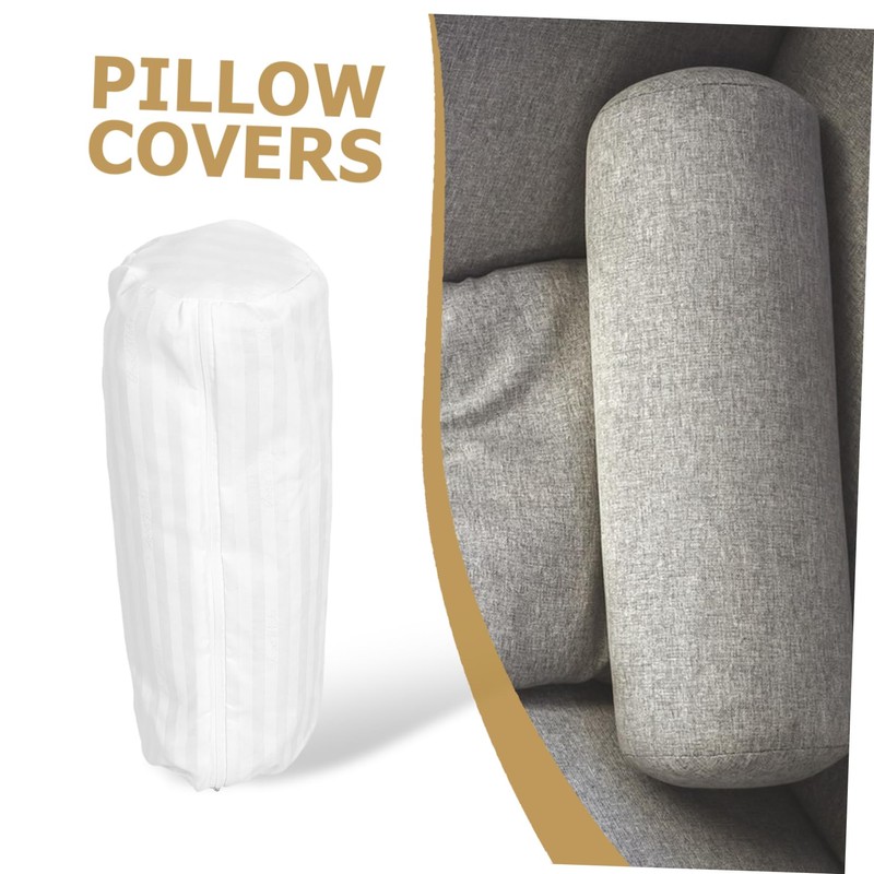MERRYHAPY Neck Roll Pillow Case Comfortable Pillow Encasement Covers Cylinder