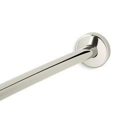 KOHLER K-9351-SN EXPANSE CURVED SHOWER ROD - CONTEMPORARY, Vibrant Polished Nickel