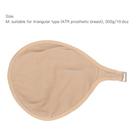 Breast Prosthesis Pocket, Soft Breathable Prosthetic Breast Pockets Mastectomy Prosthesis Pockets Protective Pocket Prosthetic Bra Protective Bags for Women (M)
