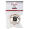 Westmark Table Waiter Bell Packed, Steel Silver/Beige, 9.1 x 9.1