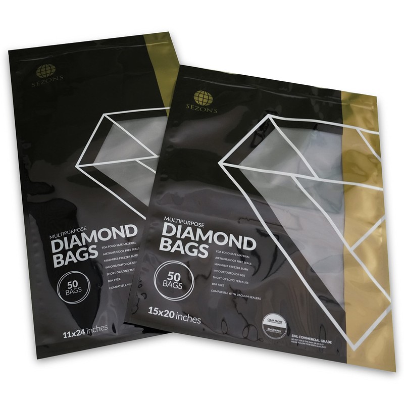 SEZONS - Diamond Bags - Vacuum Sealing bags 5mil -