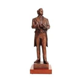 One Moment In Time S20W Statue Joseph Smith Bronze 14" with Wood Base Mormon LDS CTR