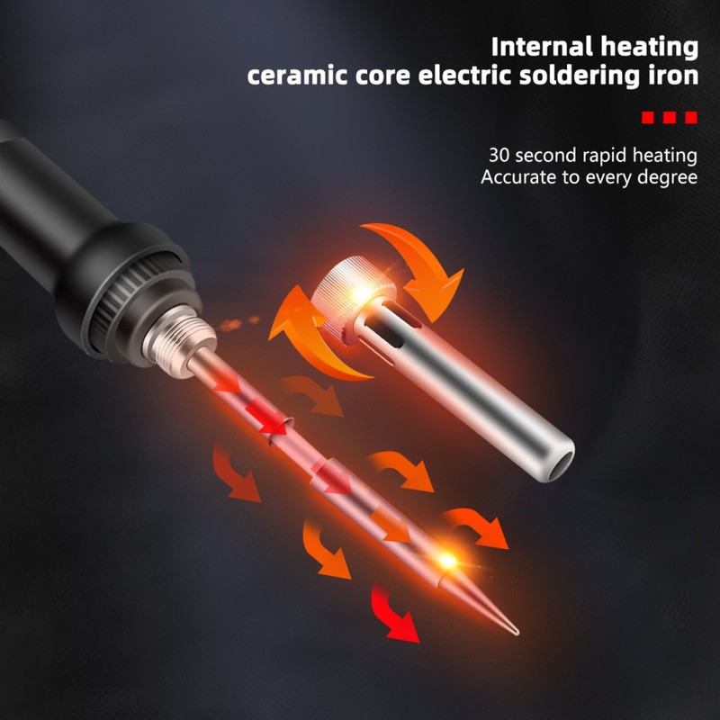 16pcs/set Soldering Iron Kit Multifunctional Electric Tools Soldering Iron Portable