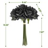 Eyamumo Fake Flowers, Faux Silk Real Touch Artificial Rose Flowers