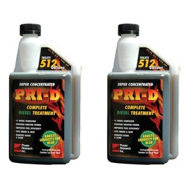 PRI-D Fuel Stabilizer - Lubricity Stability Complete Diesel Treatment for All 2 and 4 Stroke ENGINES-32Oz-2 Pack