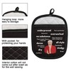 WCGXKO Baking Show Inspired Oven Mitt Pot Holder with Pocket